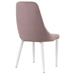 Стул на металлокаркасе Kora white / light purple в Сургуте - surgut.mebel24.online | фото 4