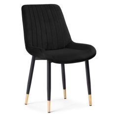 Стул на металлокаркасе Seda 1 black / gold / black в Сургуте - surgut.mebel24.online | фото 1