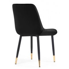 Стул на металлокаркасе Seda 1 black / gold / black в Сургуте - surgut.mebel24.online | фото 5