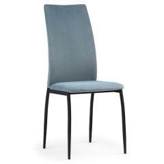 Стул на металлокаркасе Tod light blue / black в Сургуте - surgut.mebel24.online | фото 3