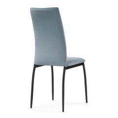 Стул на металлокаркасе Tod light blue / black в Сургуте - surgut.mebel24.online | фото 5