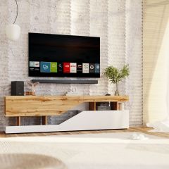 Тумба под ТВ НКМ Дубай секция №4 в Сургуте - surgut.mebel24.online | фото 3