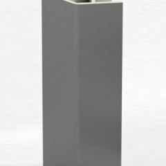 Угловое соединение для цоколя 135 гр. h100 мм (Алюминий, Белый, Черный, Сонома) в Сургуте - surgut.mebel24.online | фото