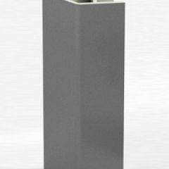 Угловое соединение для цоколя 135 гр. h150 мм (Алюминий, Белый, Черный, Сономаый) в Сургуте - surgut.mebel24.online | фото