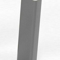 Торцевая заглушка  для цоколя h100 мм (Алюминий, Белый, Черный, Сонома) в Сургуте - surgut.mebel24.online | фото 1