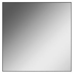 Зеркало Corsica 500х500 black без подсветки Sansa (SB1063Z) в Сургуте - surgut.mebel24.online | фото 1