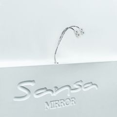 Зеркало Gia 75 white с подсветкой Sansa (SGa1044Z) в Сургуте - surgut.mebel24.online | фото 5