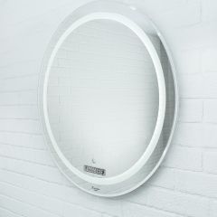 Зеркало Gia 75 white с подсветкой Sansa (SGa1044Z) в Сургуте - surgut.mebel24.online | фото 2