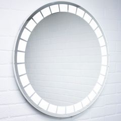 Зеркало Маскат 700х700 с подсветкой Домино (GL7057Z) в Сургуте - surgut.mebel24.online | фото 3
