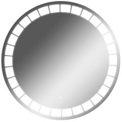 Зеркало Маскат 700х700 с подсветкой Домино (GL7057Z) в Сургуте - surgut.mebel24.online | фото