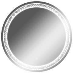 Зеркало Прая 700х700 с подсветкой Домино (GL7048Z) в Сургуте - surgut.mebel24.online | фото