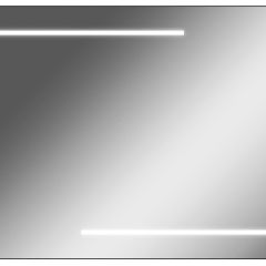 Зеркало Ray 100 black с подсветкой Sansa (SR1035Z) в Сургуте - surgut.mebel24.online | фото