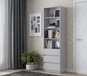 АЙДЕН СТЛ06-600 Стеллаж с 3 ящиками (серый) в Сургуте - surgut.mebel24.online | фото
