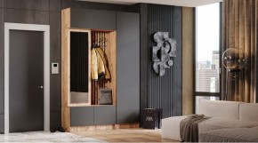 БАВАРИЯ Прихожая (дуб вотан/графит) в Сургуте - surgut.mebel24.online | фото 1