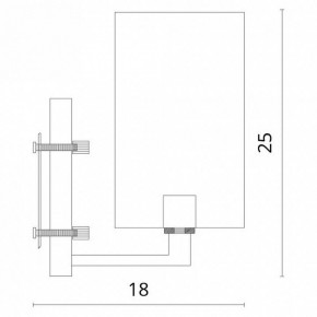 Бра Divinare Porta 5933/01 AP-1 в Сургуте - surgut.mebel24.online | фото 3