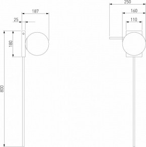 Бра Eurosvet Fredo 40033/1 черный жемчуг в Сургуте - surgut.mebel24.online | фото 4