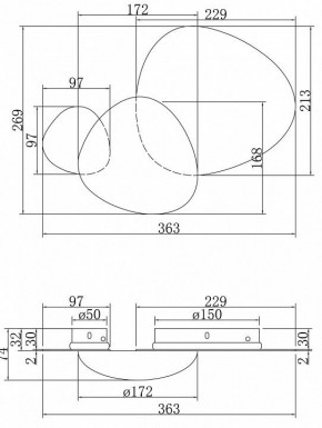 Бра Maytoni Jack-stone MOD314WL-L8G3K в Сургуте - surgut.mebel24.online | фото 5