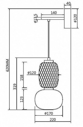 Бра Maytoni Pattern MOD267WL-L18G3K в Сургуте - surgut.mebel24.online | фото 4