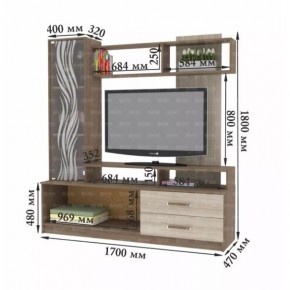 ДАРЬЯ Гостиная (Крафт серый/Крафт белый) в Сургуте - surgut.mebel24.online | фото 8