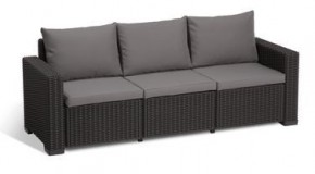 Диван Калифорния 3-х местный (California 3 Sofa), графит в Сургуте - surgut.mebel24.online | фото 2