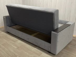 Диван Престиж-15 (НПБ+МДФ) велюр Sensey silver в Сургуте - surgut.mebel24.online | фото 4