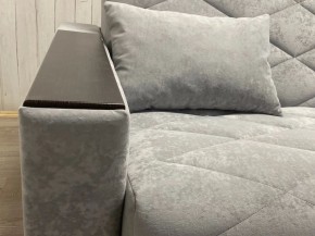 Диван Престиж-15 (НПБ+МДФ) велюр Sensey silver в Сургуте - surgut.mebel24.online | фото 6