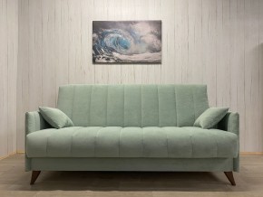 Диван Престиж-3 (НПБ) велюр Sensey mist green в Сургуте - surgut.mebel24.online | фото