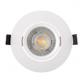DK3020-WH Встраиваемый светильник, IP 20, 10 Вт, GU5.3, LED, белый, пластик в Сургуте - surgut.mebel24.online | фото 1