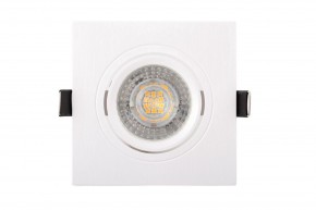 DK3021-WH Встраиваемый светильник, IP 20, 10 Вт, GU5.3, LED, белый, пластик в Сургуте - surgut.mebel24.online | фото 1
