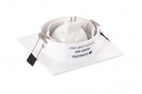 DK3021-WH Встраиваемый светильник, IP 20, 10 Вт, GU5.3, LED, белый, пластик в Сургуте - surgut.mebel24.online | фото 3