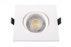 DK3021-WH Встраиваемый светильник, IP 20, 10 Вт, GU5.3, LED, белый, пластик в Сургуте - surgut.mebel24.online | фото 4