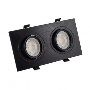 DK3022-BK Встраиваемый светильник, IP 20, 10 Вт, GU5.3, LED, черный, пластик в Сургуте - surgut.mebel24.online | фото 1