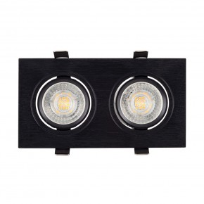 DK3022-BK Встраиваемый светильник, IP 20, 10 Вт, GU5.3, LED, черный, пластик в Сургуте - surgut.mebel24.online | фото 2