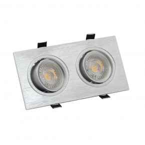 DK3022-CM Встраиваемый светильник, IP 20, 10 Вт, GU5.3, LED, серый, пластик в Сургуте - surgut.mebel24.online | фото 1