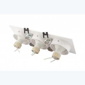 DK3023-WH Встраиваемый светильник, IP 20, 10 Вт, GU5.3, LED, белый, пластик в Сургуте - surgut.mebel24.online | фото 4