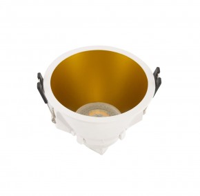 DK3026-WG Встраиваемый светильник, IP 20, 10 Вт, GU5.3, LED, белый/золотой, пластик в Сургуте - surgut.mebel24.online | фото 2