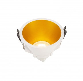 DK3026-WG Встраиваемый светильник, IP 20, 10 Вт, GU5.3, LED, белый/золотой, пластик в Сургуте - surgut.mebel24.online | фото 3