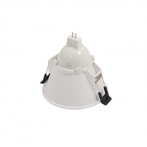 DK3026-WH Встраиваемый светильник, IP 20, 10 Вт, GU5.3, LED, белый, пластик в Сургуте - surgut.mebel24.online | фото 3