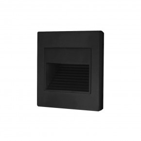DK3050-BK Светильник встраиваемый в стену, IP 20, LED 3000, 1 Вт, черный пластик в Сургуте - surgut.mebel24.online | фото