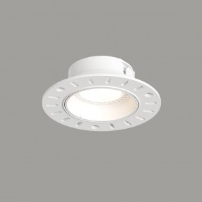 DK3055-WH Встраиваемый светильник, IP 20, 10 Вт, GU5.3, LED, белый, пластик в Сургуте - surgut.mebel24.online | фото 1
