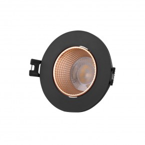 DK3061-BBR Встраиваемый светильник, IP 20, 10 Вт, GU5.3, LED, черный/бронзовый, пластик в Сургуте - surgut.mebel24.online | фото 1