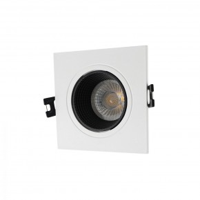 DK3071-WH+BK Встраиваемый светильник, IP 20, 10 Вт, GU5.3, LED, белый/черный, пластик в Сургуте - surgut.mebel24.online | фото