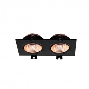DK3072-BBR Встраиваемый светильник, IP 20, 10 Вт, GU5.3, LED, черный/бронзовый, пластик в Сургуте - surgut.mebel24.online | фото 2