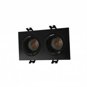 DK3072-BK Встраиваемый светильник, IP 20, 10 Вт, GU5.3, LED, черный/черный, пластик в Сургуте - surgut.mebel24.online | фото 1