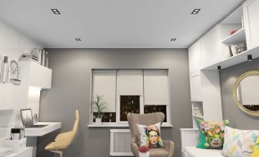 DK3072-BK+WH Встраиваемый светильник, IP 20, 10 Вт, GU5.3, LED, черный/белый, пластик в Сургуте - surgut.mebel24.online | фото 3
