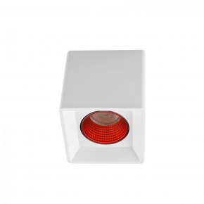 DK3080-WH+RD Светильник накладной IP 20, 10 Вт, GU5.3, LED, белый/красный, пластик в Сургуте - surgut.mebel24.online | фото 1