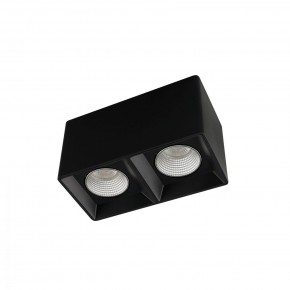 DK3085-BK+CH Светильник накладной IP 20, 10 Вт, GU5.3, LED, черный/хром, пластик в Сургуте - surgut.mebel24.online | фото 1