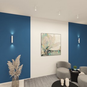 DK5022-WH Настенный светильник, IP20, до 15 Вт, LED, 2xGU10, белый, алюминий в Сургуте - surgut.mebel24.online | фото 4