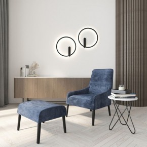 DK5035-BK Бра ROUND со светодиодом, IP20, 24W, 3000/4000/6500K, черный, алюминий в Сургуте - surgut.mebel24.online | фото 8