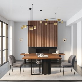 DK5060-BK+SG Бра ORBIT, IP20, 3000К, LED, 10 Вт, черный + сатинированное золото, алюминий в Сургуте - surgut.mebel24.online | фото 6